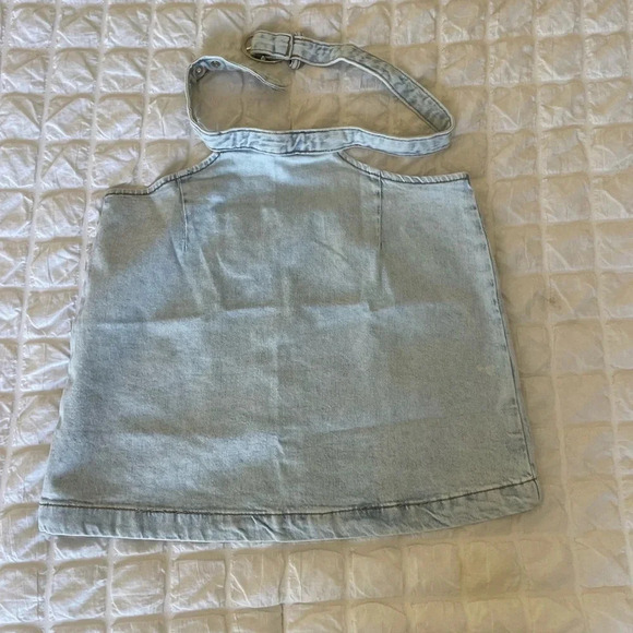 WeWoreWhat denim cutout skirt - Picture 6 of 11